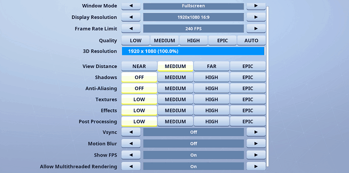 Motor-Fortnite-Video-Settings